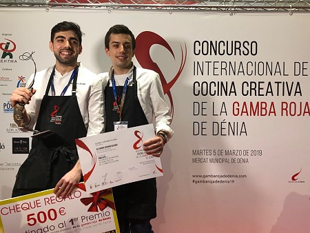 El chef Alejandro Serrano, del Restaurante Alejandro, ganador de la 8ª edición del Concurso Creativo de la Gamba Roja de Dénia